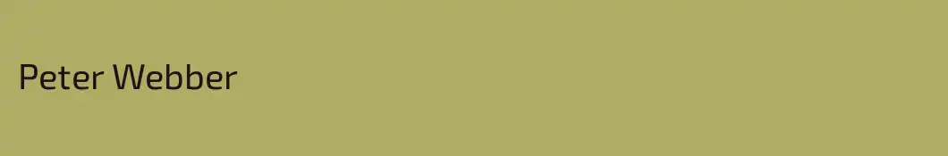 Peter Webber